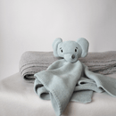 Organic knitted GrowGrows Elephant Animal Comforter - Clair de Lune UK