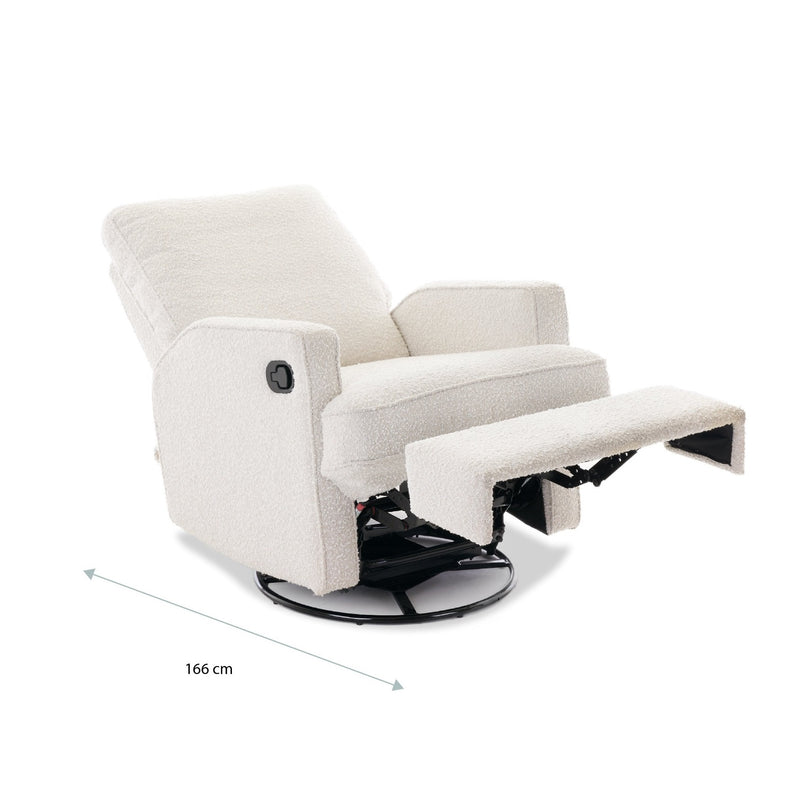Cadeira reclinável giratória Obaby Madison