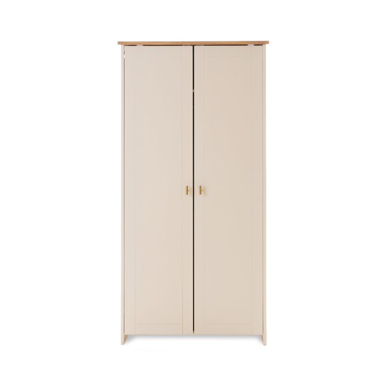 The double wardrobe of the Cashmere Obaby Evie Mini 3 Piece Room Set | Nursery Furniture Sets | Room Sets | Nursery Furniture - Clair de Lune UK