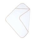 Basic Hooded Towels in Biscuit laid flat | Baby Bathing & Changing Essentials - Clair de Lune UK
