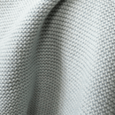close up of the material on the Organic knitted GrowGrows Elephant Animal Comforter - Clair de Lune UK