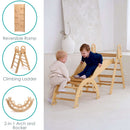  Wooden 3 in 1 activity climbing set key USPs | Toys | Indoor Play Equipment  | Climbing Frames - Clair de Lune UK