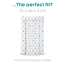 Little Bear East Coast Changing Mat | Bathing & Changing Essentials | Baby Change Mats - Clair de Lune UK
