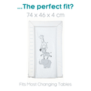 Safari Height Chart East Coast Changing Mat | Bathing & Changing Essentials | Baby Change Mats - Clair de Lune UK