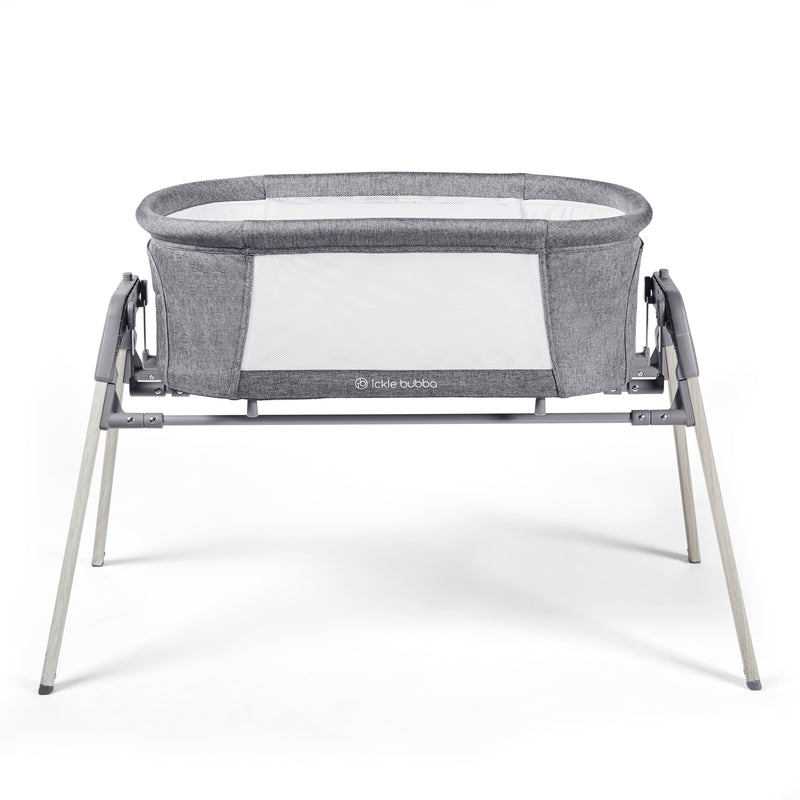 The front of the Ickle Bubba Drift Gliding Crib | Bedside & Folding Cribs | Co-sleepers | Nursery Furniture - Clair de Lune UK