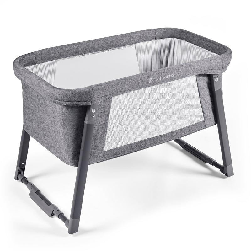Ickle Bubba Mini Rocker Crib in the rocking mode | Bedside & Folding Cribs | Co-sleepers | Nursery Furniture - Clair de Lune UK