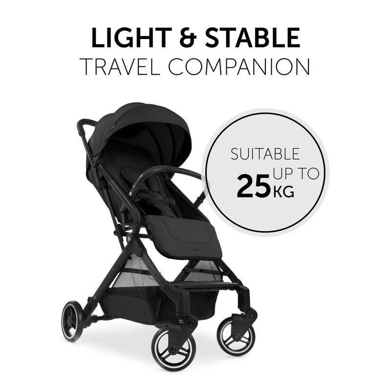 Gold Mother and Baby 2024 Winner - the Black Hauck Travel N Care Pushchair | Strollers | Pushchairs, Carrycots & Car Seats Baby | Travel Essentials - Clair de Lune UK