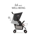 The adjustable back of the pink Minnie Sweetheart Hauck Disney Sport Pushchair | Prams, Pushchairs & Travel Systems | Baby Travel Essentials - Clair de Lune UK