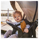 Baby sat up in the Olive Hauck Runner 3 Pushchair | Prams & Strollers | Baby Travel Essentials - Clair de Lune UK