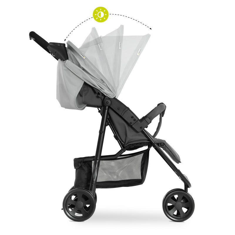 The adjustable hood of the Hauck Citi Neo 3 Pushchair | Strollers, Pushchairs & Prams | Pushchairs, Carrycots & Car Seats Baby | Travel Essentials - Clair de Lune UK