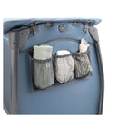 Storage on the Dark Blue Hauck Play N Relax Center on a white background | Travel Cots & Folding Cribs - Clair de Lune UK