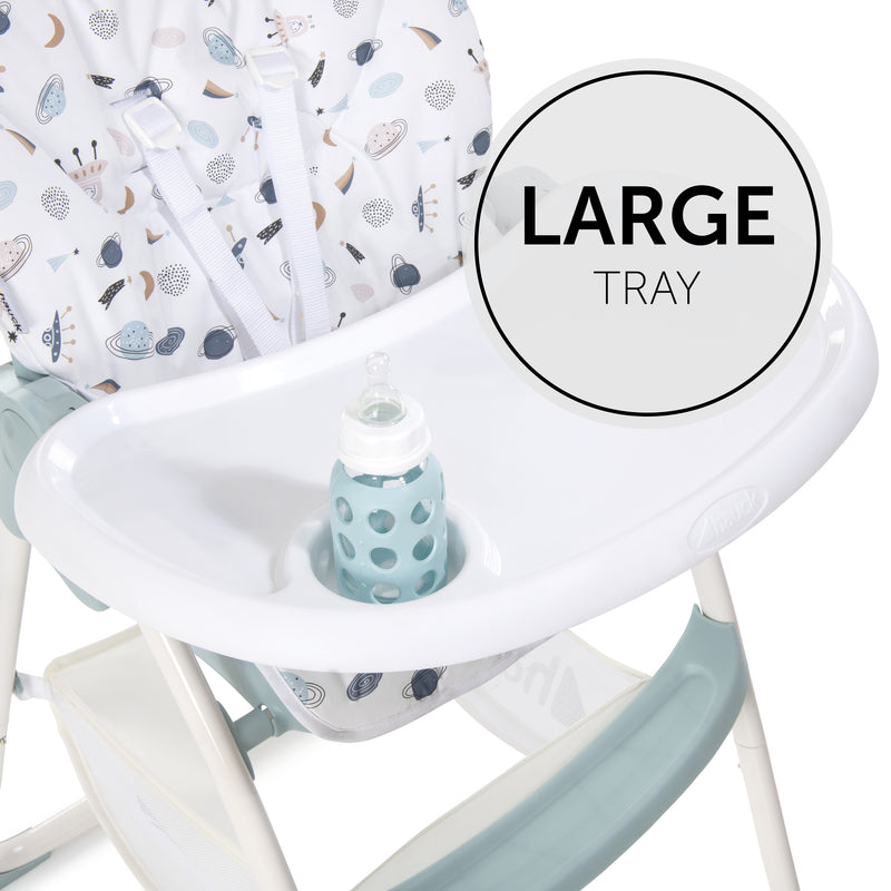 Space Hauck Compact Sit N Fold High Chair with the large feeding tray | Highchairs | Feeding & Weaning - Clair de Lune UK