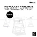 Hauck Alpha+ Wooden Highchair Bundle