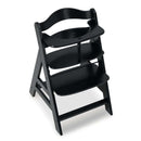 Black Hauck Alpha+ Wooden Highchair  view from above | Baby Highchairs, stools and seats - Clair de Lune UK