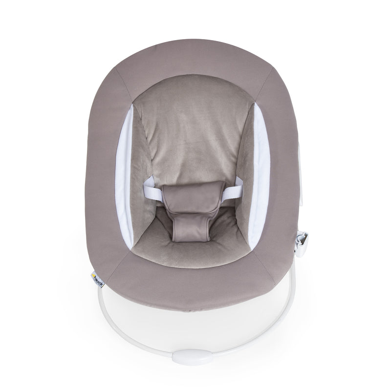 The front of the Sand Hauck Alpha 2in1 Bouncer Deluxe | Baby Swings, Rockers & Baby Bouncers | Toys - Clair de Lune UK