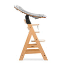 View from the side Hauck Highchair Bouncer Eco attached to the highchair | Baby Bouncers and High Chairs - Clair de Lune UK