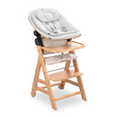 Hauck Highchair Bouncer Eco on top of the high chair with attachment | Baby Bouncers and High Chairs - Clair de Lune UK