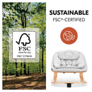Hauck Highchair Bouncer Eco FSC certified | Baby Bouncers and High Chairs - Clair de Lune UK