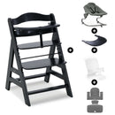 Hauck Alpha+ Wooden Highchair Bundle