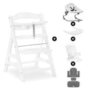 Hauck Alpha+ Wooden Highchair Bundle