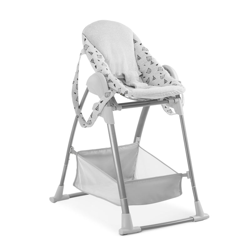  Nordic Grey Hauck Travel 3in1 Sit N Relax High Chair & Bouncer without the toy frame | Highchairs | Feeding & Weaning - Clair de Lune UK