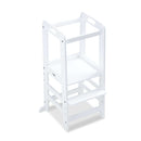 White Hauck Learn N Explore Learning Tower view from above | Feeding & Weaning | Montessori Furniture For Babies & Toddlers - Clair de Lune UK