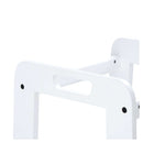 Close up of handle on the White Hauck Learn N Explore Learning Tower with adjustable platform | Feeding & Weaning | Montessori Furniture For Babies & Toddlers - Clair de Lune UK