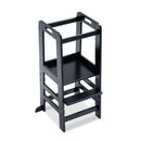 Stage 1 Black Hauck Learn N Explore Learning Tower on a white background | Feeding & Weaning | Montessori Furniture For Babies & Toddlers - Clair de Lune UK
