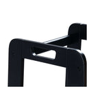 Sleek handle design on the Black Hauck Learn N Explore Learning Tower | Feeding & Weaning | Montessori Furniture For Babies & Toddlers - Clair de Lune UK