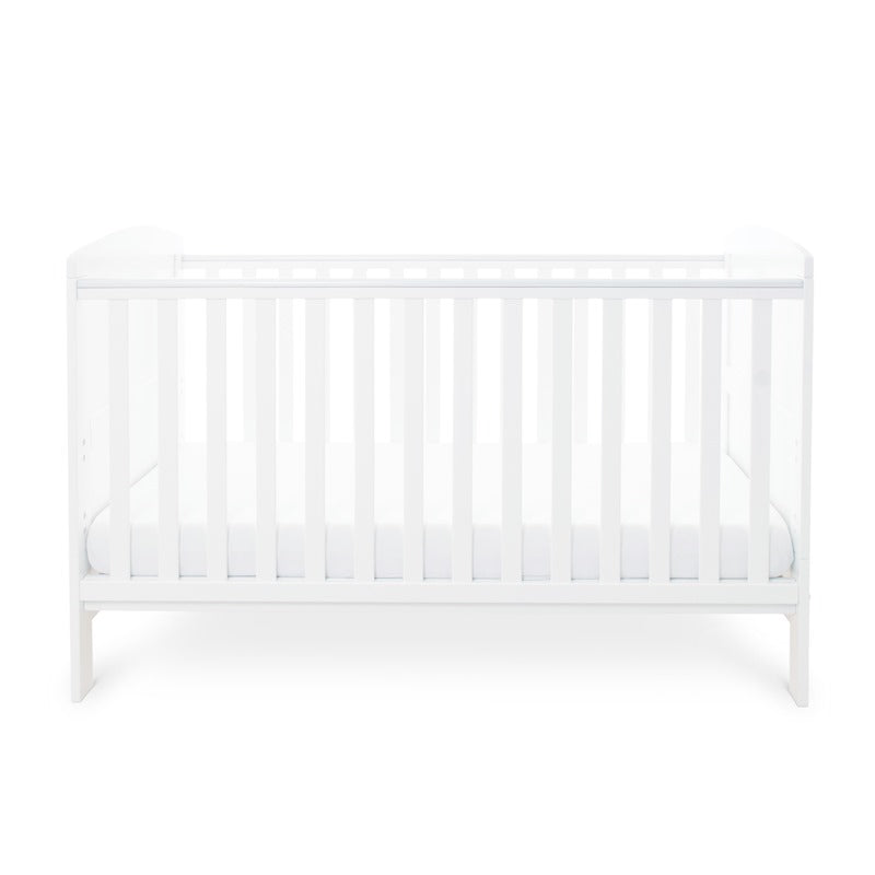 White Ickle Bubba Coleby Classic Cot Bed as a junior bed | Cots, Cot Beds & Toddler Beds | Nursery Furniture - Clair de Lune UK