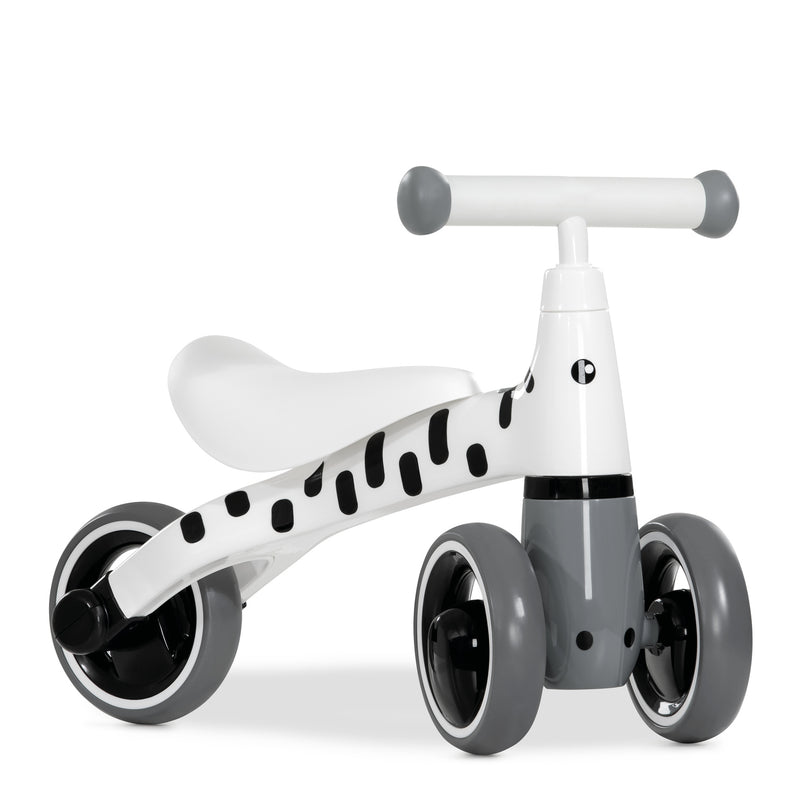 Zebra White Hauck 1st Ride Three Balance Bike | Toddler Bikes | Montessori Activities For Babies & Kids - Clair de Lune UK