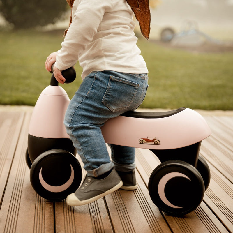 The safe Pink Hauck 1st Ride Four Balance Bike | Toddler Bikes | Montessori Activities For Babies & Kids - Clair de Lune UK