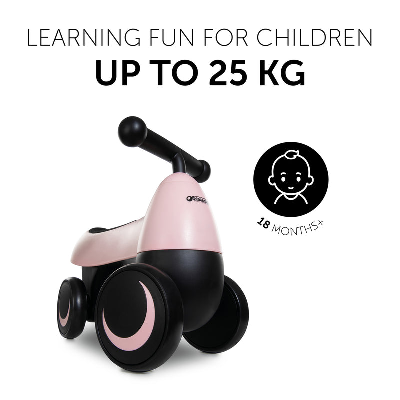 Pink Hauck 1st Ride Four Balance Bike for toddlers | Toddler Bikes | Montessori Activities For Babies & Kids - Clair de Lune UK