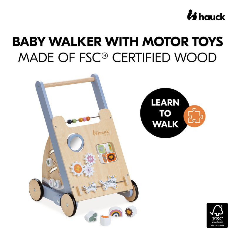 The accessories of the Hauck Learn to Walk Montessori Baby Walker | Baby Walkers and Ride On Toys | Montessori Activities For Babies & Kids | Toys | Baby Shower, Birthday & Christmas Gifts - Clair de Lune UK