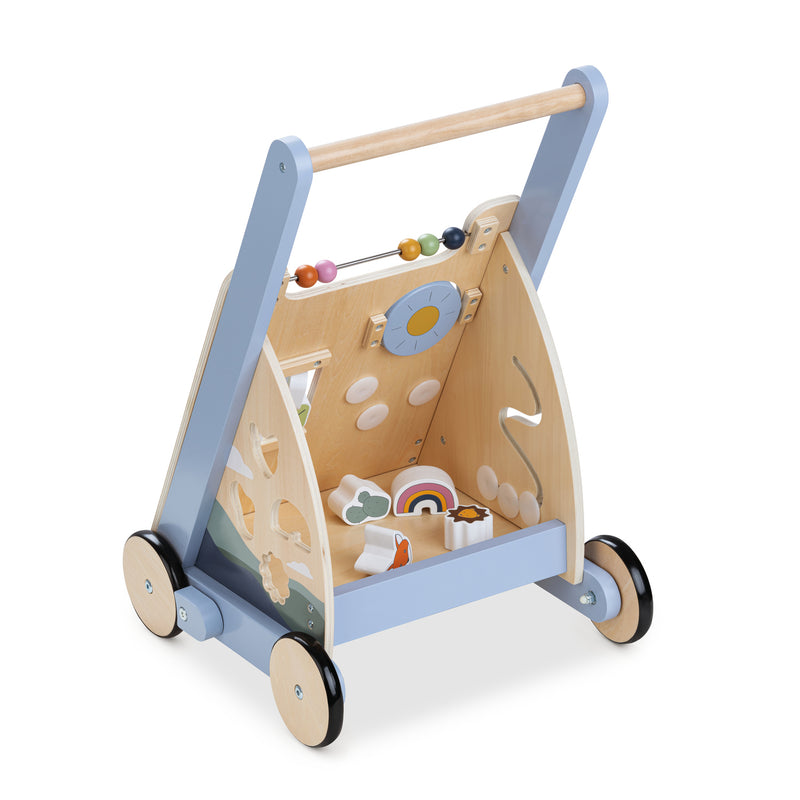 The back of the Hauck Learn to Walk Montessori Baby Walker | Baby Walkers and Ride On Toys | Montessori Activities For Babies & Kids | Toys | Baby Shower, Birthday & Christmas Gifts - Clair de Lune UK