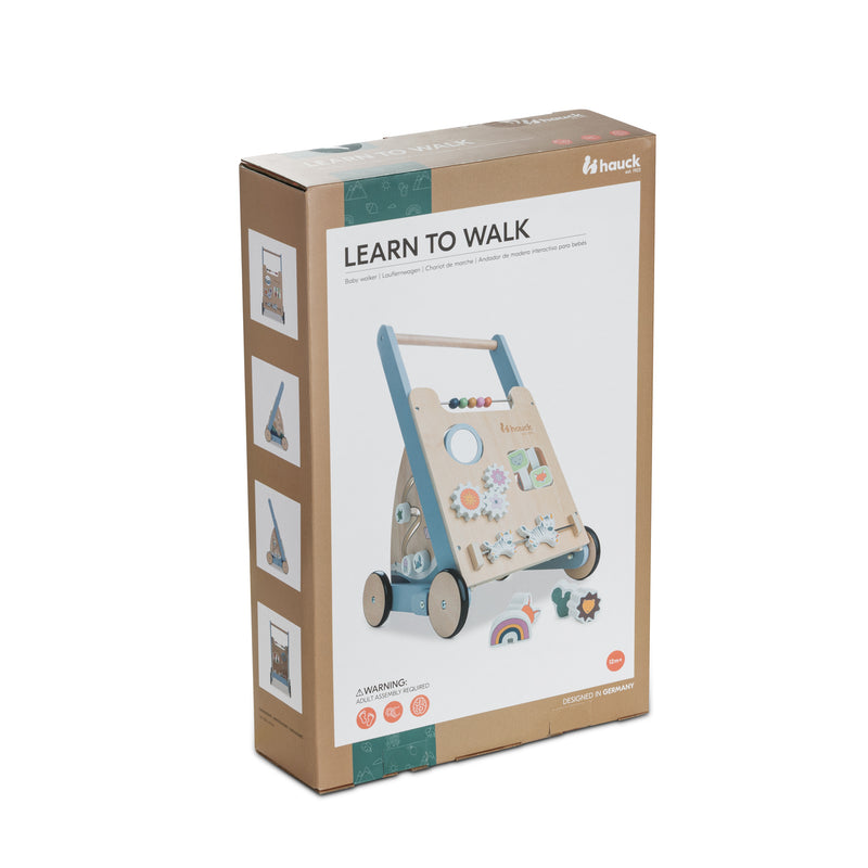 Hauck Learn to Walk Montessori Baby Walker in its packaging box | Baby Walkers and Ride On Toys | Montessori Activities For Babies & Kids | Toys | Baby Shower, Birthday & Christmas Gifts - Clair de Lune UK