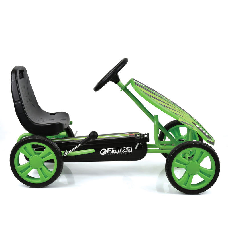 The side of the Green Hauck Speedster Go Kart | Wagons & Go Karts | Baby & Kid Travel - Clair de Lune UK
