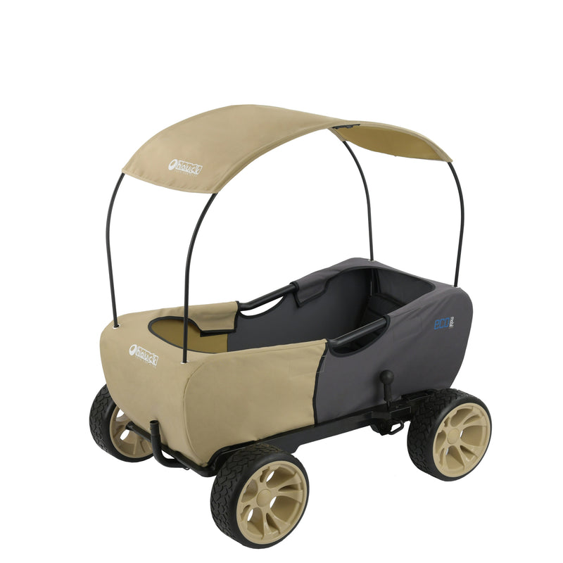 Hauck Eco Mobil Wagon with shade but without the pulling handle | Wagons & Go Karts | Baby & Kid Travel - Clair de Lune UK