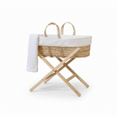Special Buy - Scandi Palm Moses Basket With Stand Bundle