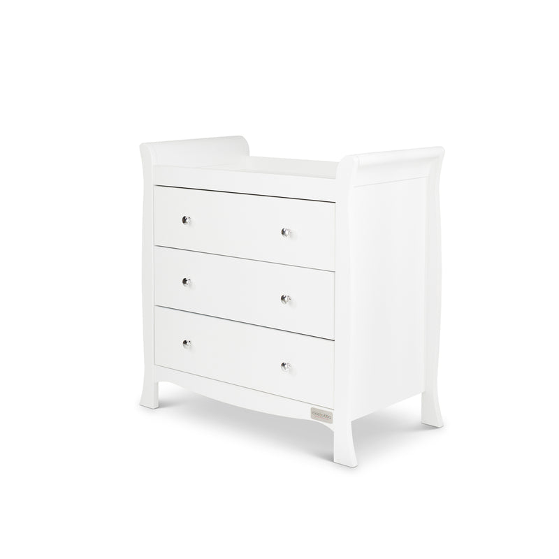 The dresser of the Ickle Bubba Snowdon Classic Nursery Room Sets | Nursery Furniture Sets | Room Sets | Nursery Furniture - Clair de Lune UK