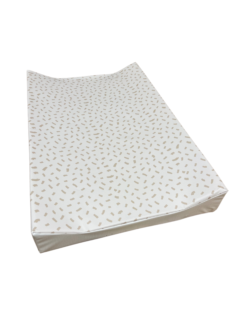 Dash Anti-Roll Wedge Baby Changing Mat Angled View to Show the Safe Extra Padding | Baby Bath Time Essentials - Clair de Lune UK