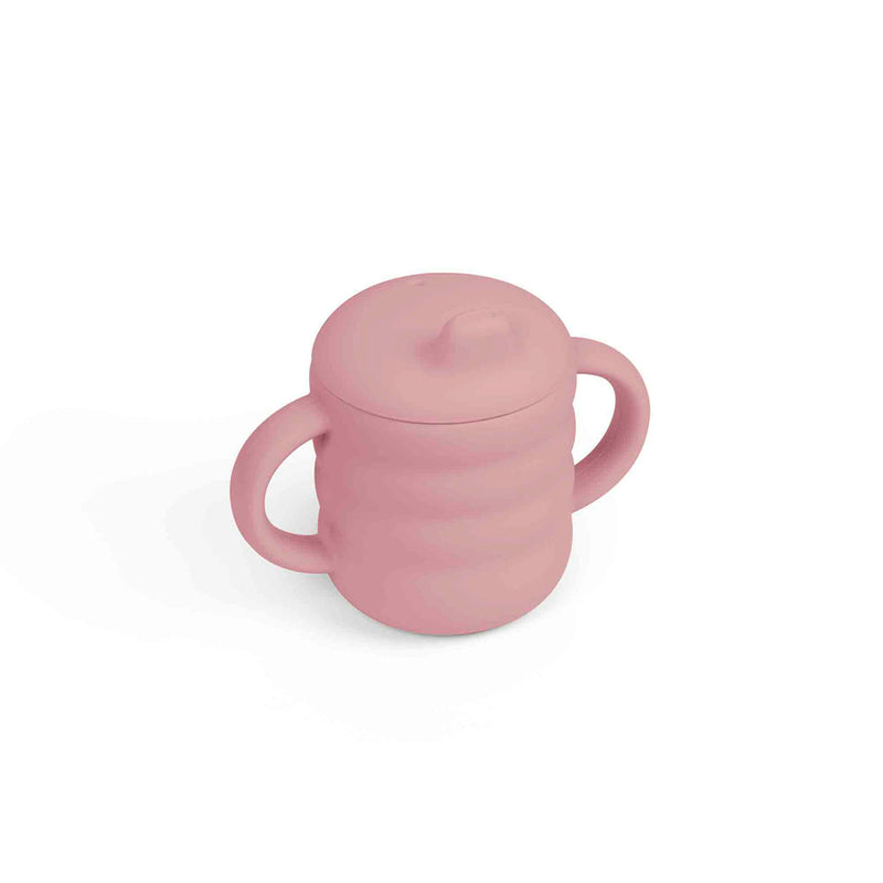 The side of the bottle from the Pastel Pink Ickle Bubba 6-Piece Silicone Feeding Set | Feeding Essentials | Feeding & Weaning | Toddler Essentials - Clair de Lune UK