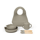 Sage Green Ickle Bubba 6-Piece Silicone Feeding Set | Feeding Essentials | Feeding & Weaning | Toddler Essentials - Clair de Lune UK