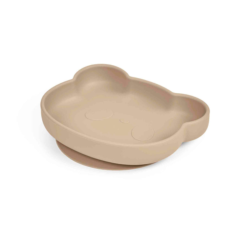 The side of the plate from the Beige Ickle Bubba 6-Piece Silicone Feeding Set | Feeding Essentials | Feeding & Weaning | Toddler Essentials - Clair de Lune UK