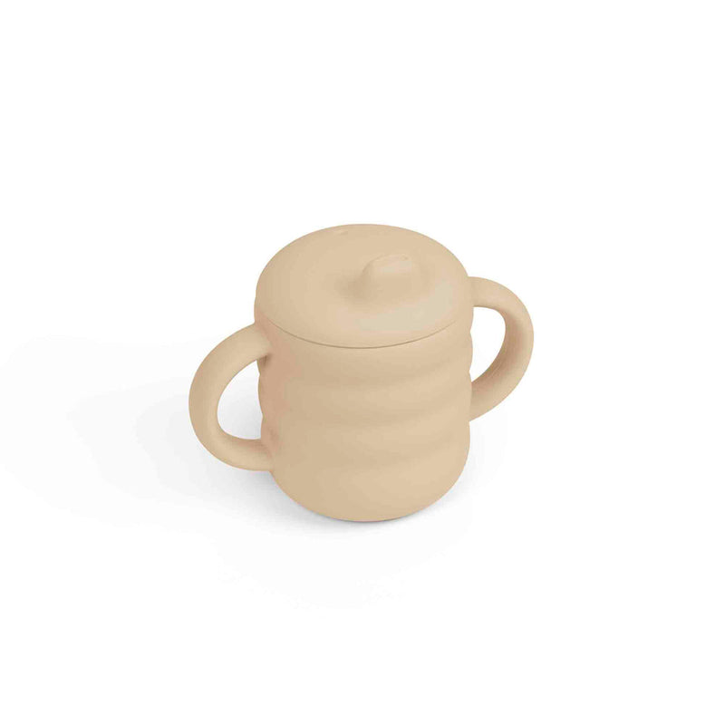 The side of the bottle from the Beige Ickle Bubba 6-Piece Silicone Feeding Set | Feeding Essentials | Feeding & Weaning | Toddler Essentials - Clair de Lune UK