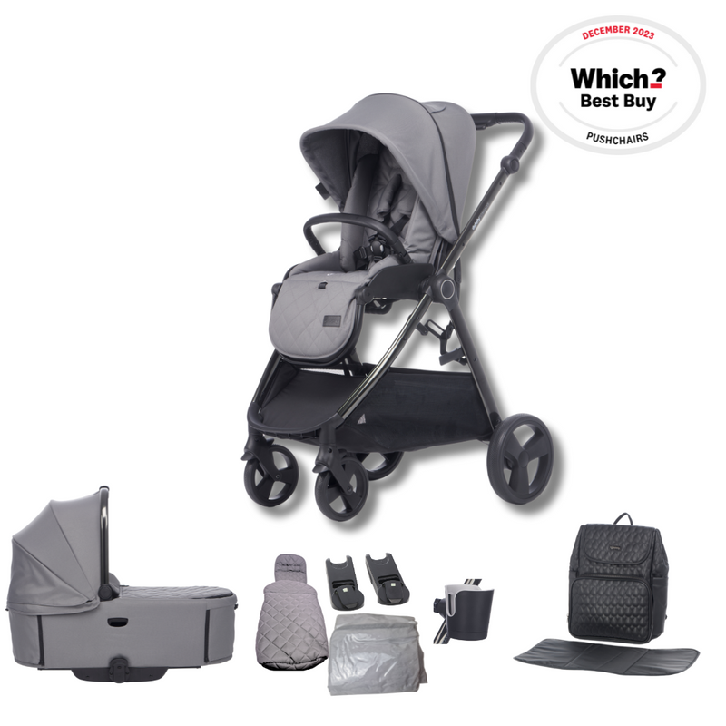 The 2in1 Pushchair and Carry Cot from the Didofy Grey Stargazer Pushchair | Strollers, Pushchairs & Prams | Pushchairs, Carrycots & Car Seats Baby | Travel Essentials - Clair de Lune UK
