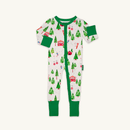 Grow Grows Organic Alpine Adventures Sleepsuit on white background | Baby Sleepsuits and Baby Grows | Organic Baby Clothing - Clair de Lune UK