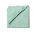 East Coast aqua Cuddle Robe folded to show the hooded towel | Baby Bath Time Essentials | Newborn Essentials - Clair de Lune UK