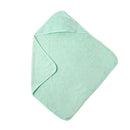 East Coast aqua Cuddle Robe lay flat to show the hooded towel | Baby Bath Time Essentials | Newborn Essentials - Clair de Lune UK