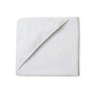 East Coast White Cuddle Robe folded to show the hooded towel | Baby Bath Time Essentials | Newborn Essentials - Clair de Lune UK